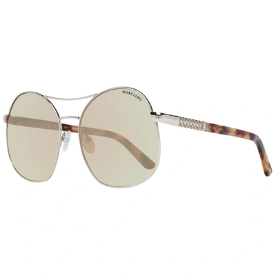 Marciano By Guess Rose Gold Women Sunglasses In White