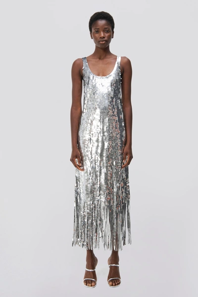 Jonathan simkhai silver gown hotsell