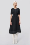 Jonathan Simkhai Helen Dress In Black Multi
