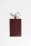 Trussardi Ussardi Leather Men's Keychain In Brown