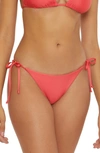 BECCA COLOR SHEEN TIE SIDE BIKINI BOTTOMS