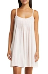 Hanro Juliet Pleated Chemise In Pink Mauve
