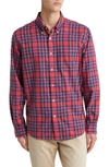 Brooks Brothers Archival Brushed Twill Plaid Shirt In Red Plaid