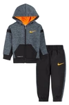 NIKE THERMA DRI-FIT SPECKLE COLORBLOCK HOODIE & JOGGERS SET