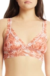 HANKY PANKY PRINT LACE BRALETTE