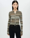 Re/done Button Front Cardigan In L