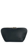 KUSSHI SIGNATURE LEATHER MAKEUP BAG