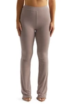 Naked Wardrobe High Waist Bootcut Pants In Taupe
