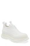 ALEXANDER MCQUEEN TREAD SLICK MOTO LOW TOP SNEAKER