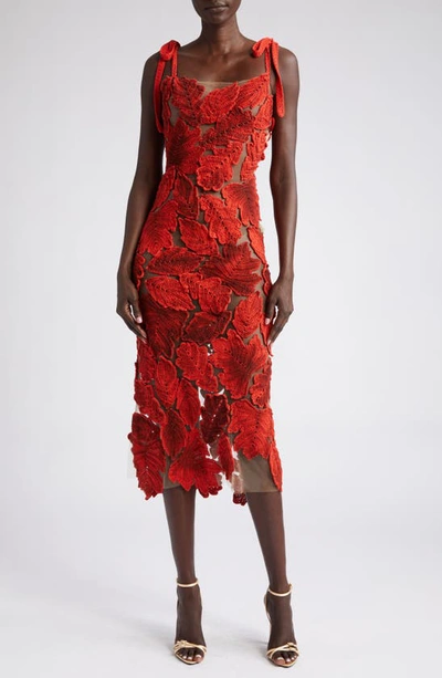 oscar de la renta crochet dress Oscar de la Renta - - Rainbow Ombre Crochet Knit Mini Dress - Multi - S