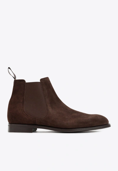 CHURCH'S AMBERLEY SUEDE CHELSEA BOOTS