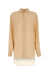 MAISON MARGIELA MAISON MARGIELA WOMAN SKIN PINK CREPE SHIRT