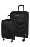 VINCE CAMUTO SET OF TWO SHAUNA SOFTSHELL SPINNER SUITCASE