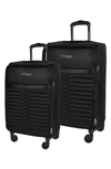VINCE CAMUTO SET OF TWO SHAUNA SOFTSHELL SPINNER SUITCASE
