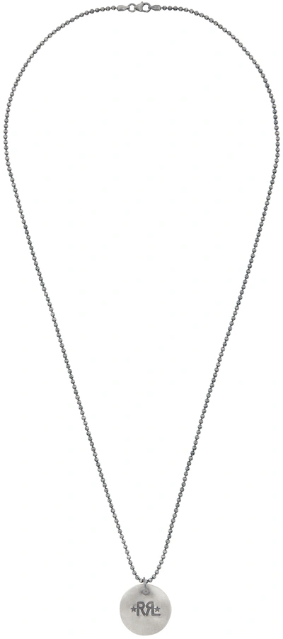 Rrl Silver Logo Necklace