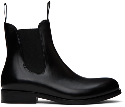 Officine Generale Black Belmondo Chelsea Boots