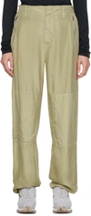 Rag & Bone Khaki Shawn Trousers In Khaki