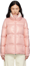 Moncler Vistule Quilted Shell Down Jacket In 51a Pink