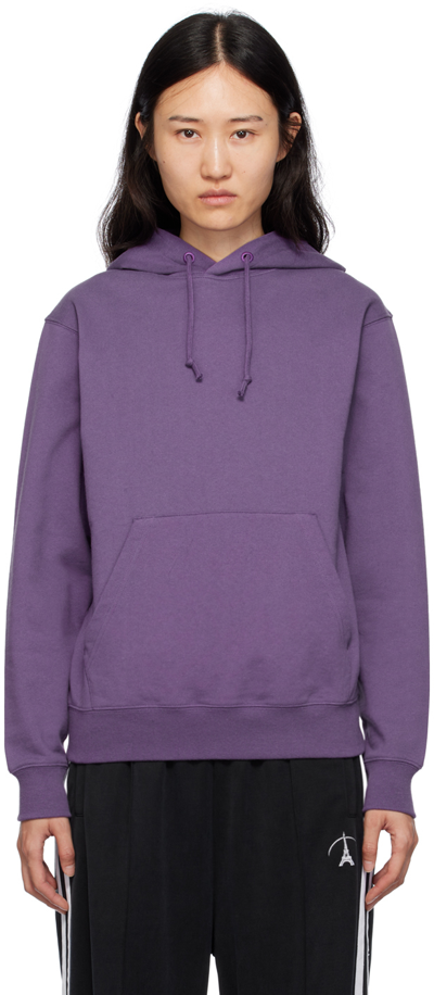 Stockholm Surfboard Club Purple Printed Hoodie In Blackberry