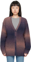 Rag & Bone Holly Wool-blend Cardigan In Navymult