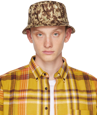 South2 West8 Brown Horn Camouflage Bucket Hat In A-horn Camo A
