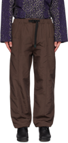 SOUTH2 WEST8 BROWN BELTED TROUSERS