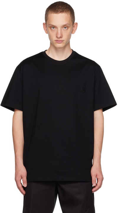 Wooyoungmi Black Gradient T-shirt In Black 708b