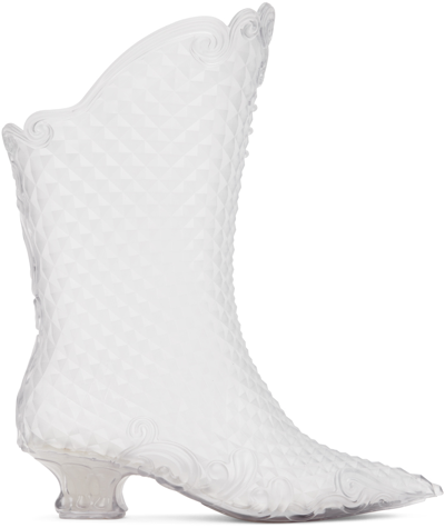 Y/project Transparent Melissa Edition Court Boots In Clear