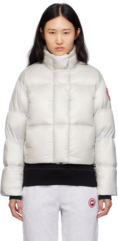 Canada Goose Gray Cypress Down Jacket In White