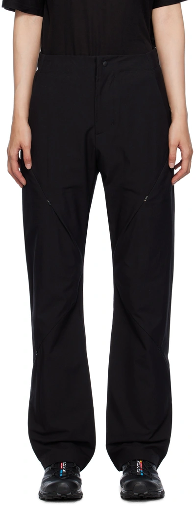Post Archive Faction (paf) Black Zip Trousers