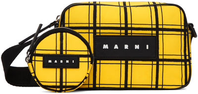 Marni Yellow Camera Bag In Sun