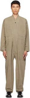 Jan-jan Van Essche Taupe #11 Jumpsuit In Coffee Binchotan Fin