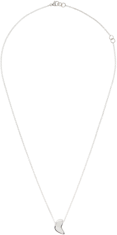 Agmes Silver Sum Of Parts Left Pendant Necklace In Metallic
