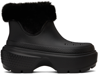 Crocs Black Stomp Boots