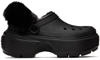 Crocs Unisex Stomp Lined Clog In Black