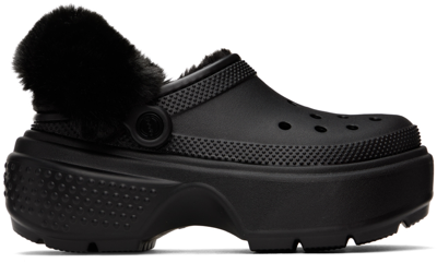 Crocs Stomp Lined Clog In Black