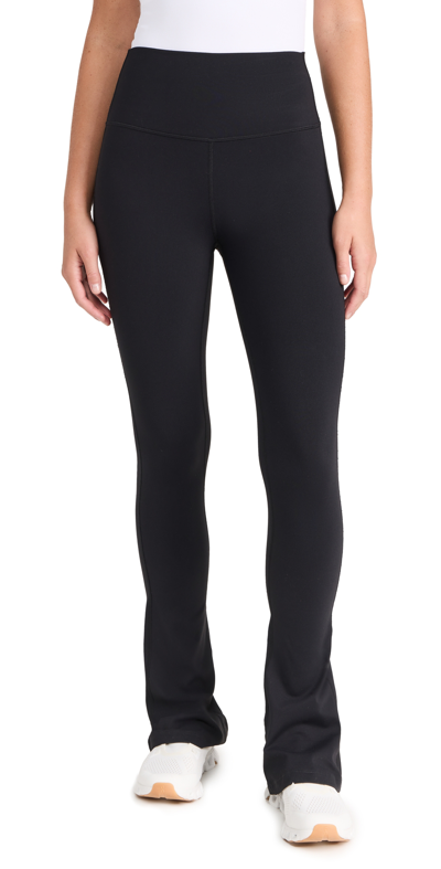 SPLITS59 RAQUEL HIGH WAIST SUPPLEX FLARED LEGGING, 30" BLACK