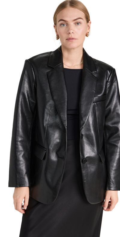 Anine Bing Classic Blazer In Black