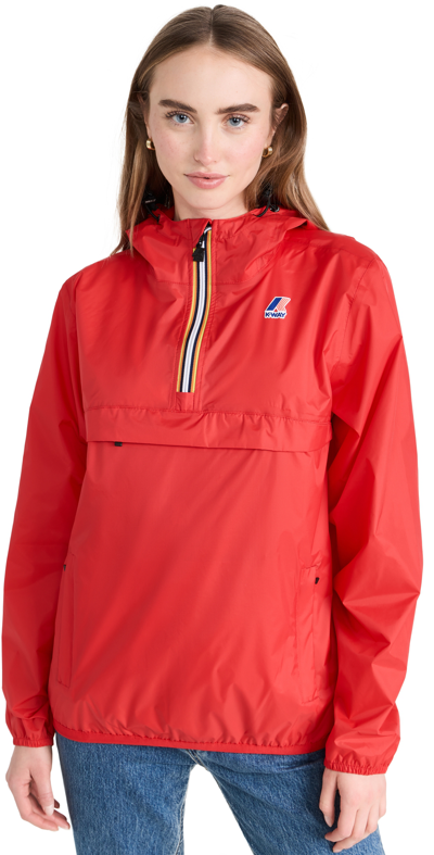 K-way Le Vrai 3.0 Leon Jacket In Red