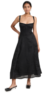 bardot adaline corset midi dress Bardot Adaline Corset Midi Dress In Black