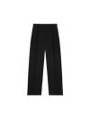 PANGAIA WOMEN'S COTTON TAILORED TROUSERS — BLACK XL