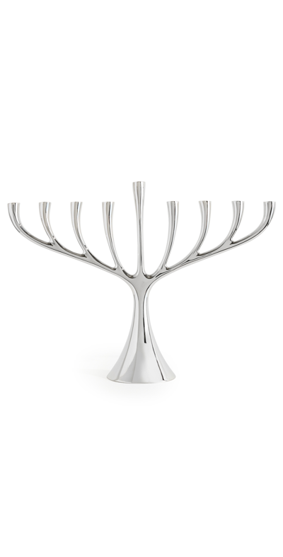 Georg Jensen Cobra Menorah In Stainless Steel In Silver