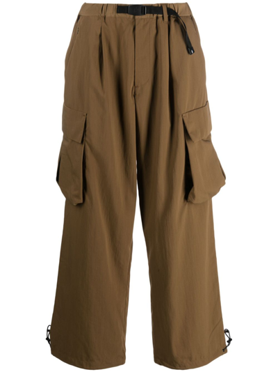 F/ce X Gramicci Nylon Cargo Trousers In Brown