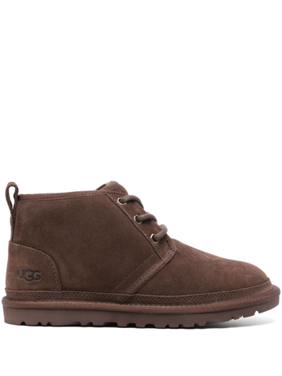 Ugg Neumel Lace-up Boots In Brown