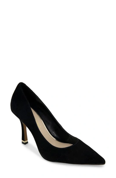 Kenneth Cole New York Romi Pointed Toe Pump In Black Suede