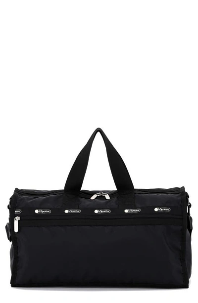 Lesportsac Dakota Medium Deluxe Duffle Bag In Jet Black