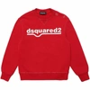 Dsquared2 Teen Logo-print Cotton Sweatshirt In Red