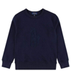 Polo Ralph Lauren Cotton Sweatshirt In Navy