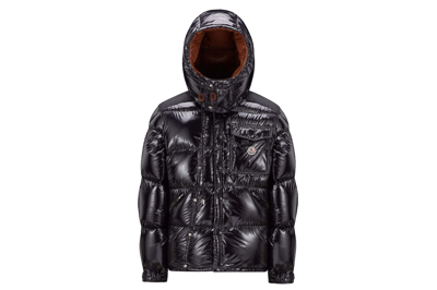 Pre-owned Moncler Karakorum Ripstop Short Down Jacket Black (i20911a0014959607999)