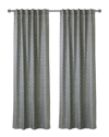 Habitat Odessa Light-filtering Dual Header 52x95 Curtain Panel In Grey